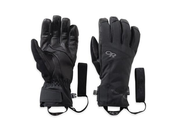 OR Illuminator Sensor Gloves Sort XS Vanntette og vindtette alpinhansker
